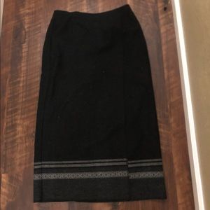 Eddie Bauer wiool wrap skirt Size 12